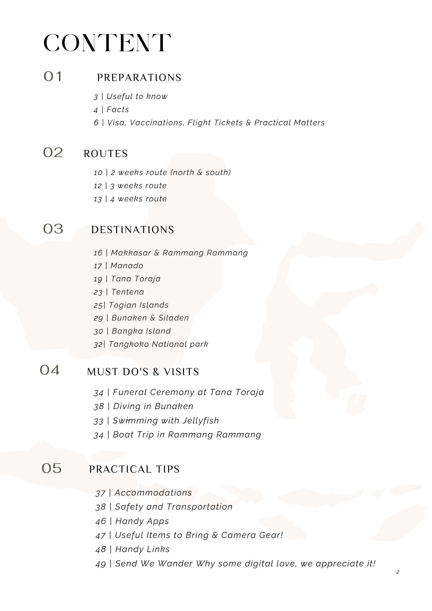 Travelguide Sulawesi  (Ebook – EN)