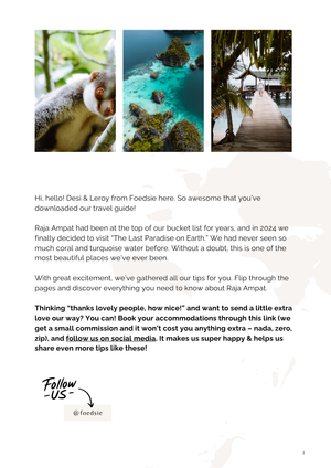 Travelguide Raja Ampat (Ebook – EN)